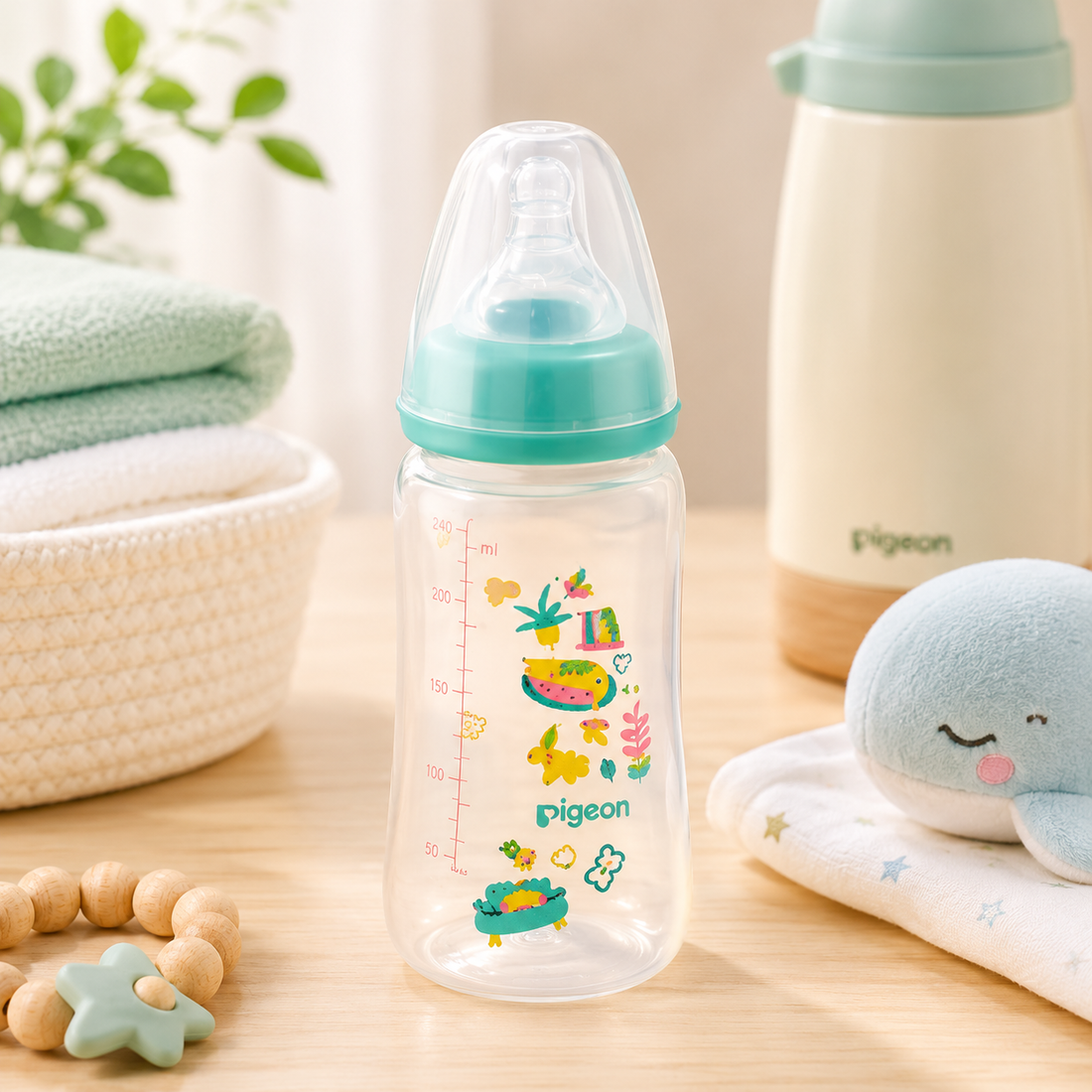 PIGEON CURVE STANDARD NECK NURSING BOTTLE PP 150ML HOME