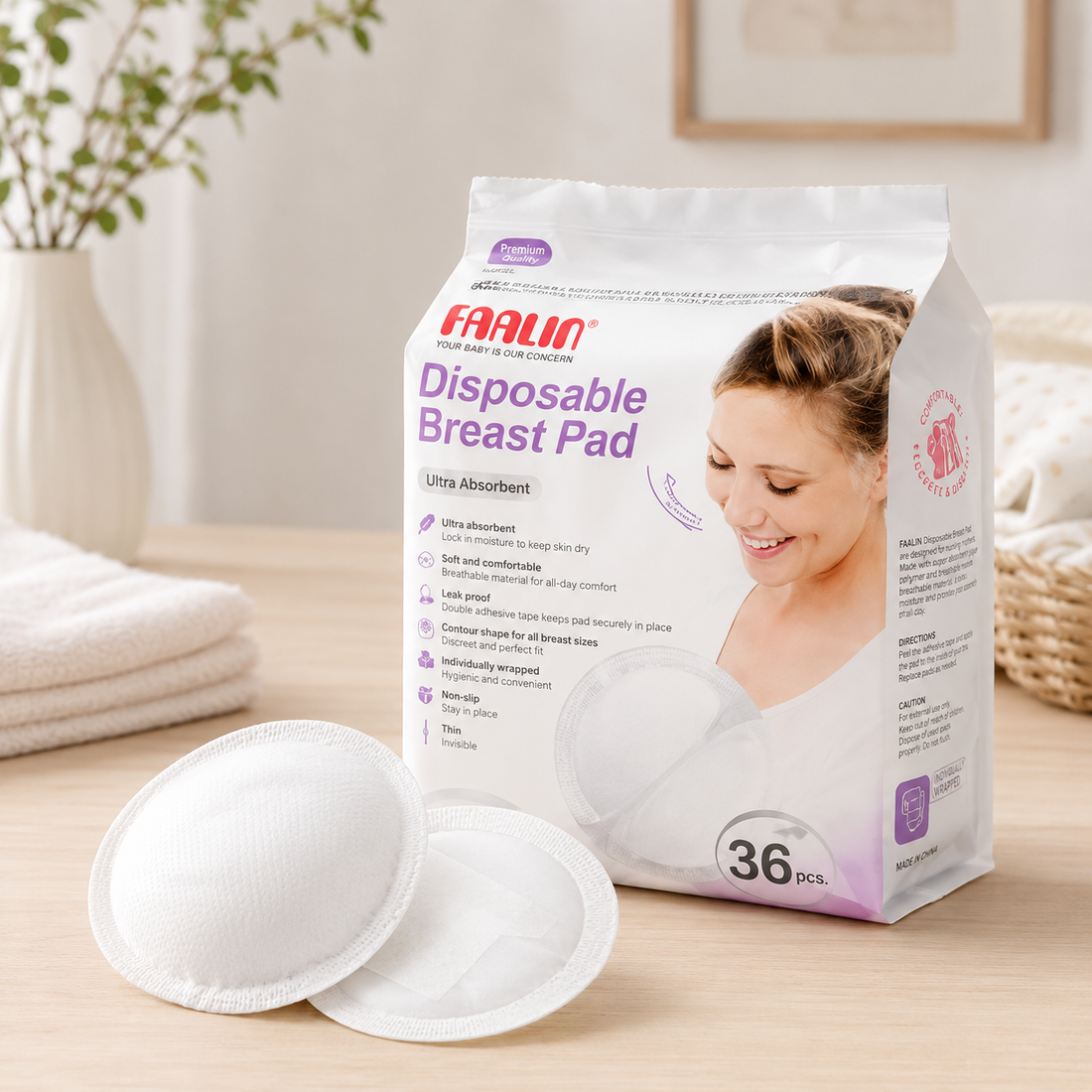 FARLIN DISPOSABLE BREAST PADS PK-36