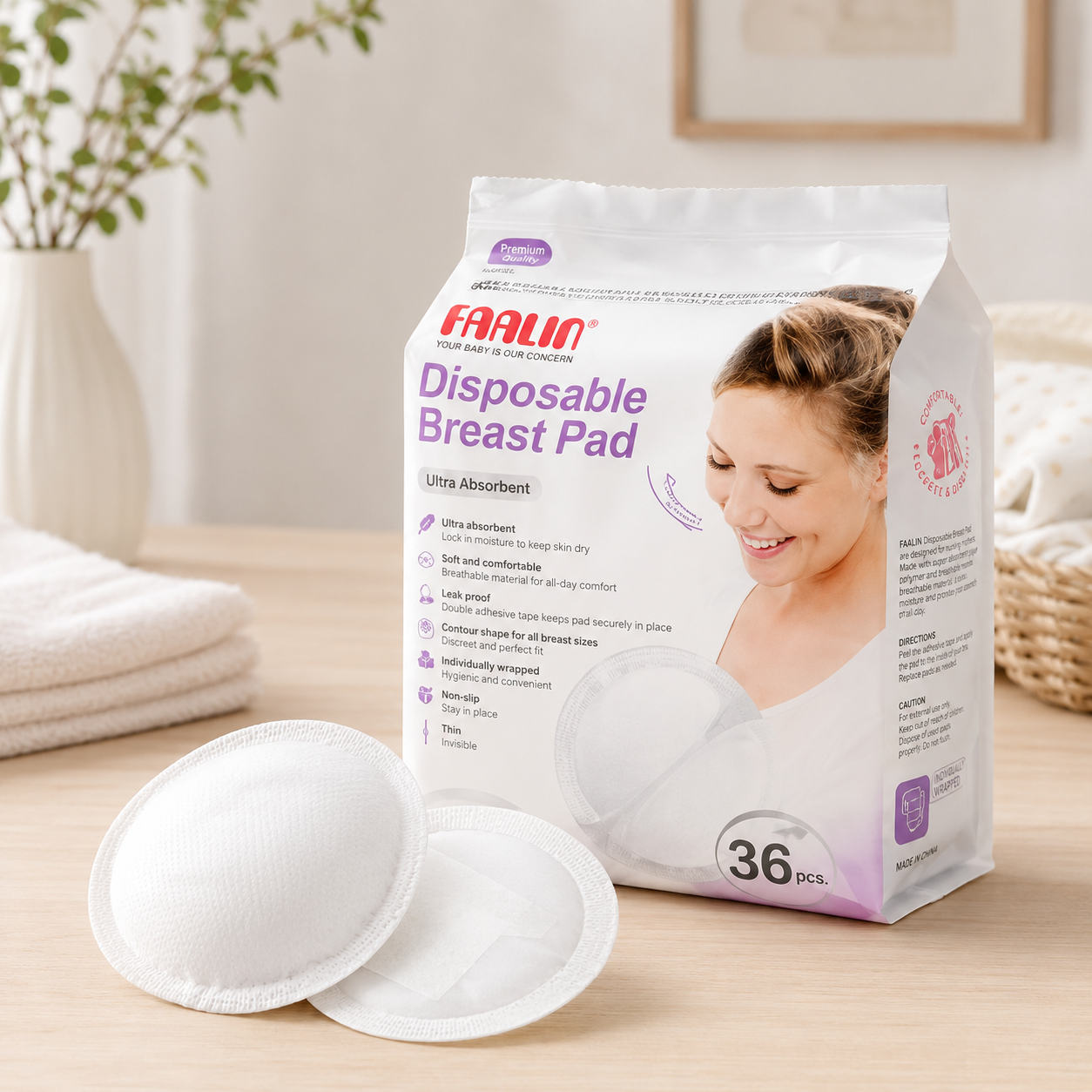 FARLIN DISPOSABLE BREAST PADS PK-36