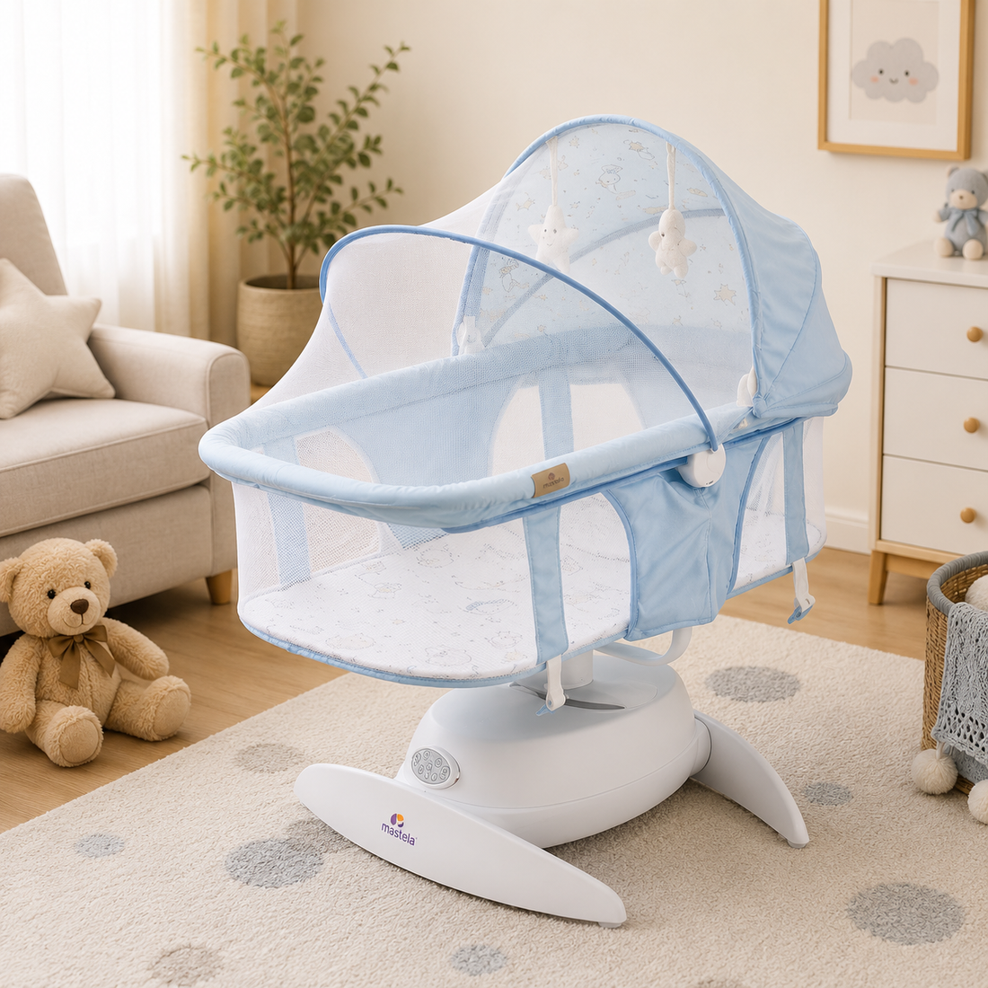TINNIES BABY SWING & SLEEPER – BLUE