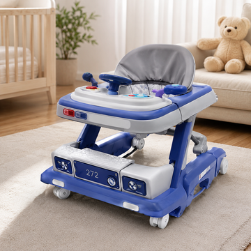 MULTIFUNCTIONAL BABY WALKER - BLUE