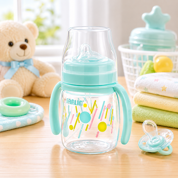 FARLIN DRINKING CUP STAGE 3-STRAW 150ML-GREEN