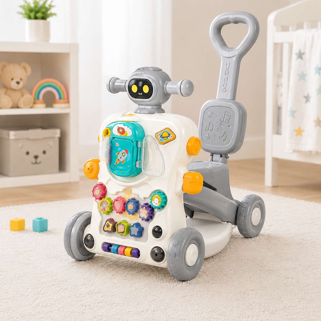 JOYOUS 6IN1 BABY ACTIVITY WALKER - GREY