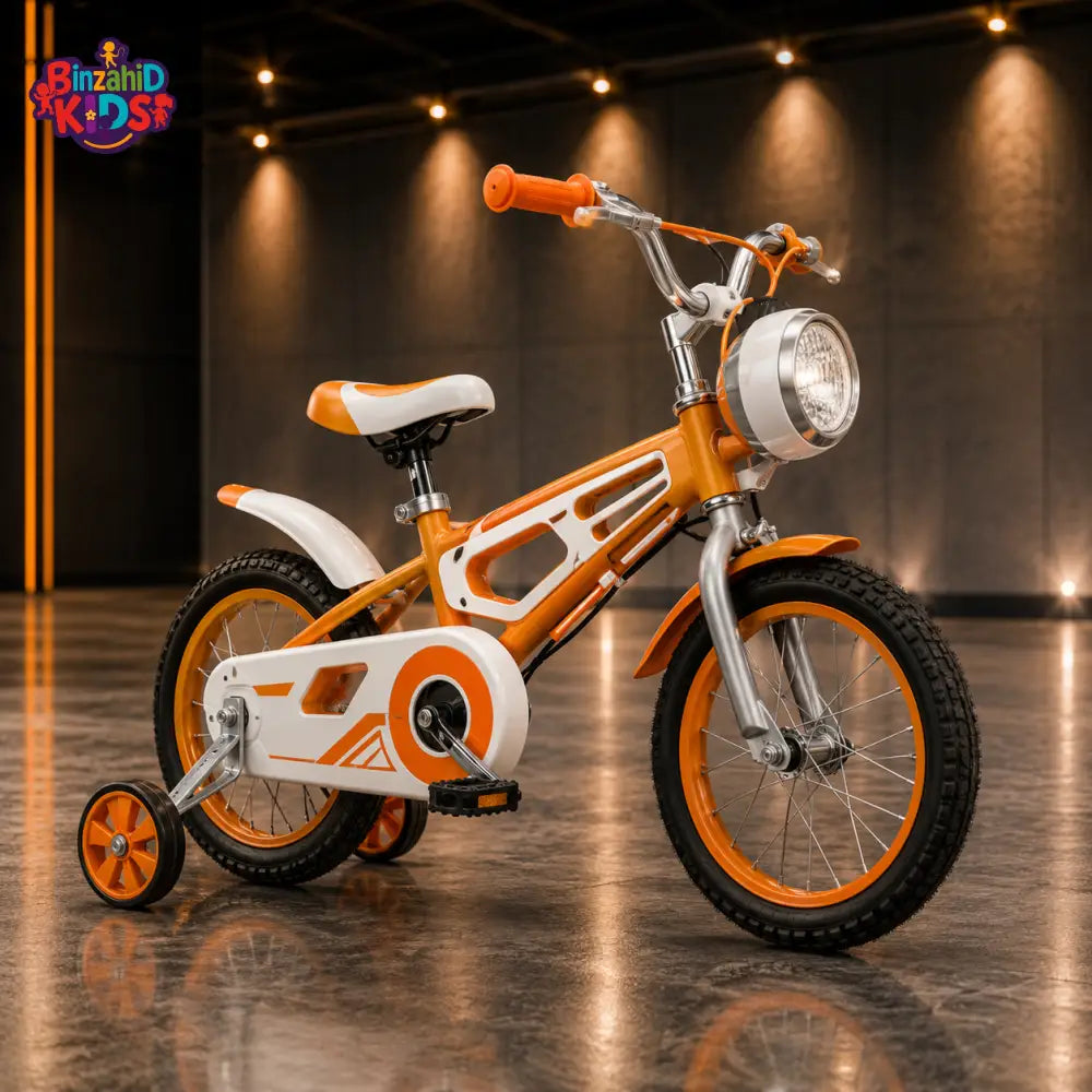 ANHAPI KIDS SPORT BICYCLE WITH TRAINING WHEELS - ORANGE