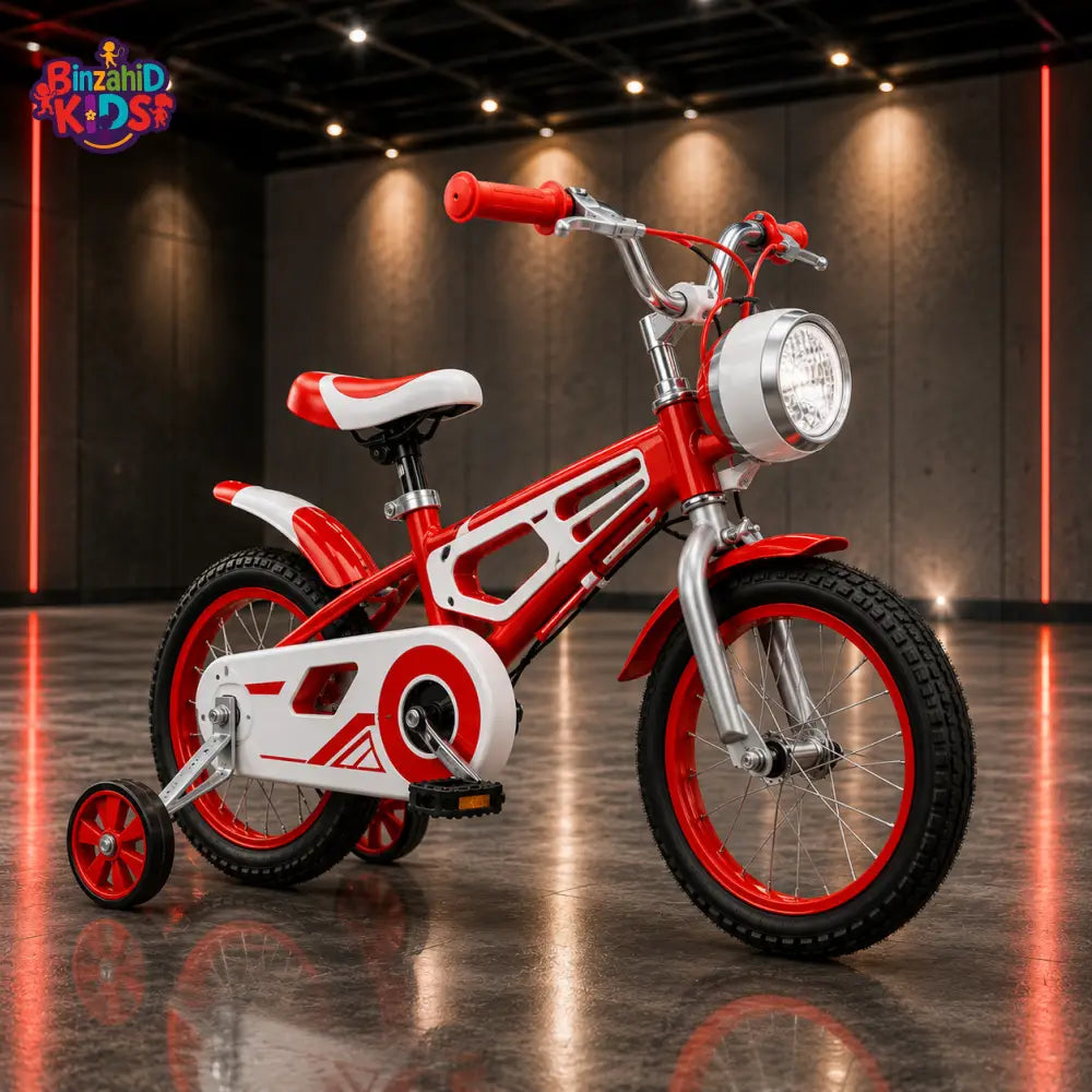 ANHAPI KIDS SPORT BICYCLE WITH TRAINING WHEELS - RED