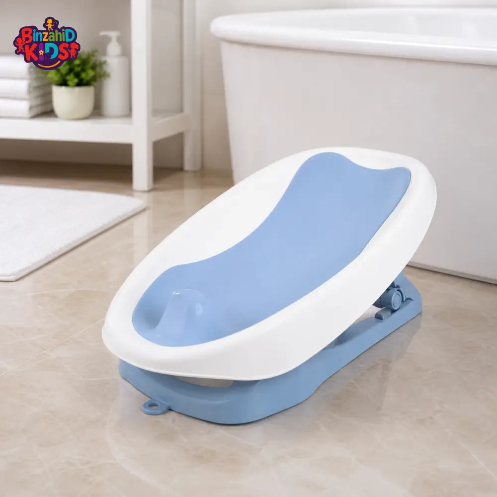 ANTI-SLIP BABY BATH TUB SUPPORT - BLUE