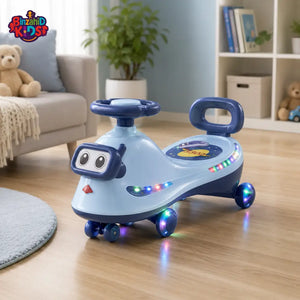 AUTO SWING BABY WALKER CAR - BLUE