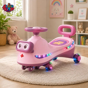 AUTO SWING BABY WALKER CAR - PINK