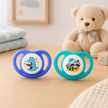 PIGEON MINILIGHT SOFTEST SILICONE BOY PACIFIER 2PCS - L