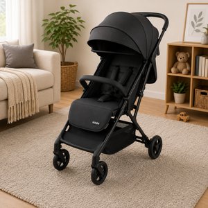 KIDILO PREMIUM REVERSIBLE BABY STROLLER - BLACK