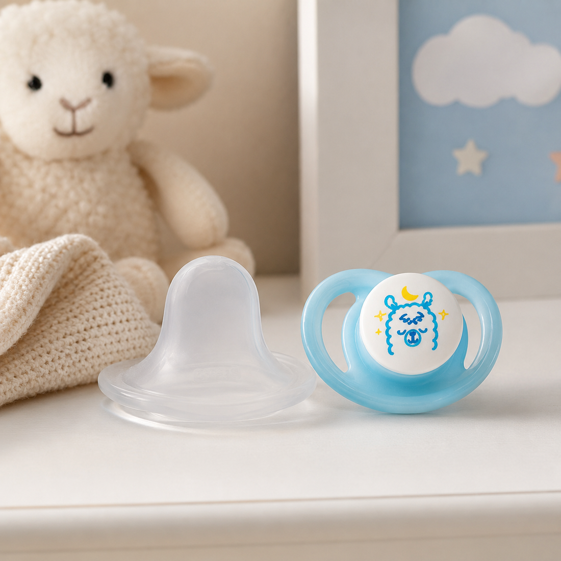 PIGEON MINILIGHT NIGHT TIME PACIFIER ALPACA (S)