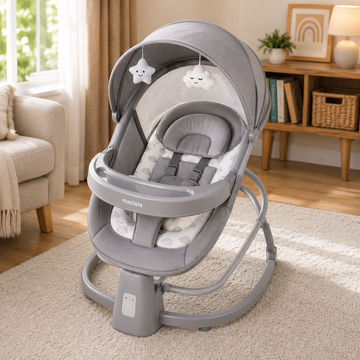 MASTELA ELECTRIC BABY SWING CHAIR - GREY