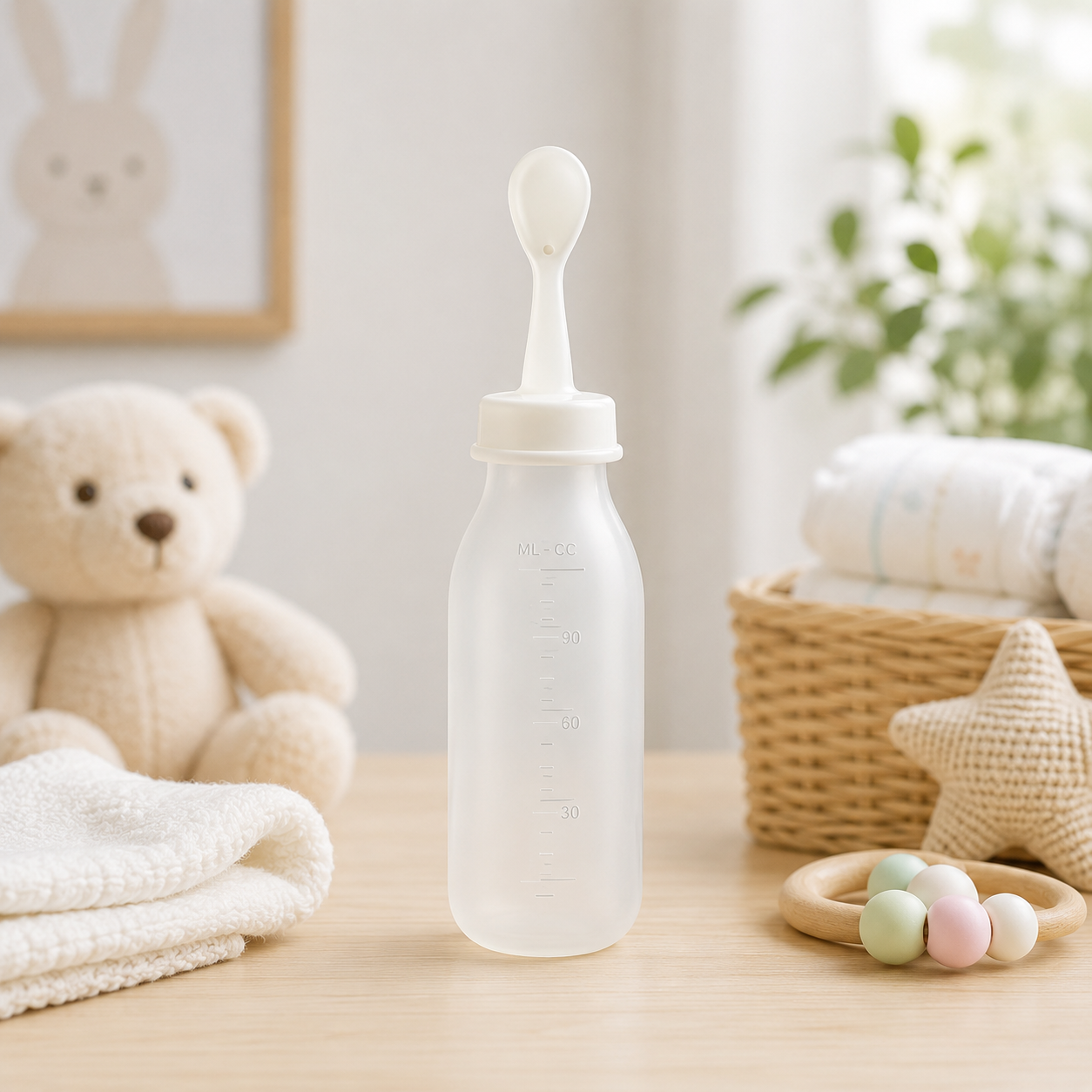 PIGEON WEANING SPOON FEEDING BOTTLE 240ML