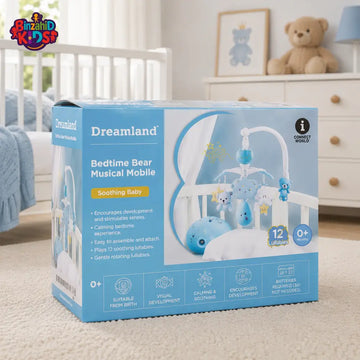 BABY MUSICAL CRIB MOBILE - BLUE