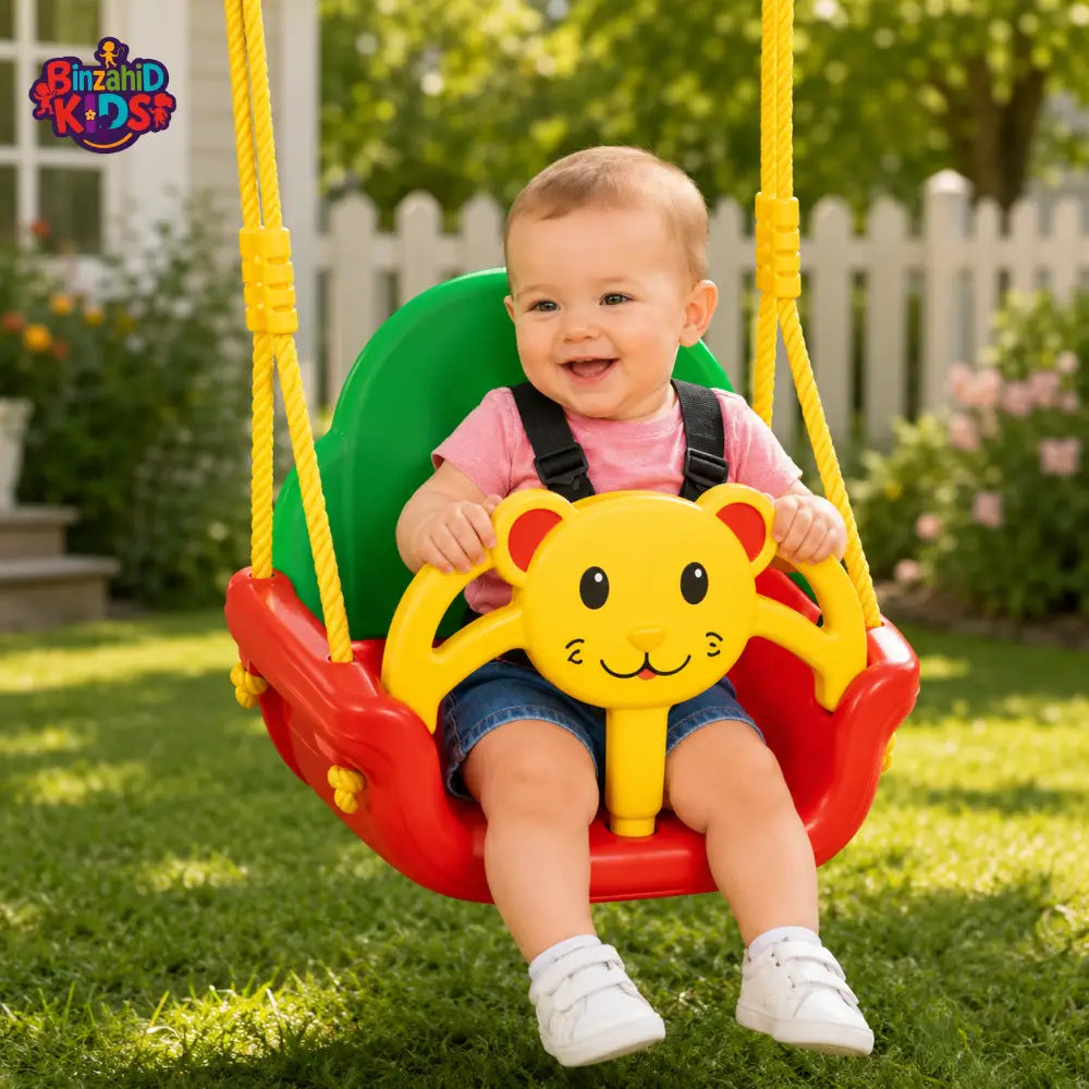 BABY SAFETY SWING SEAT WITH BACK SUPPORT - SW-1424