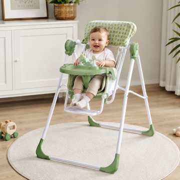 JOYOUS BABY SWING WITH CANOPY - GREEN