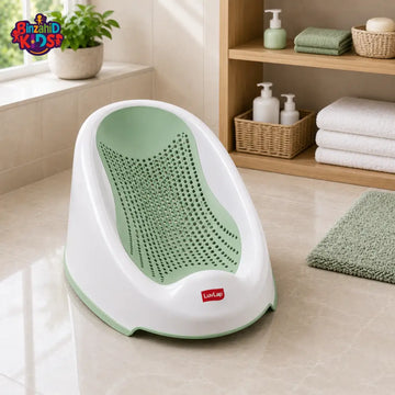 BREATHABLE BABY BATH SUPPORT SEAT - C.GREEN