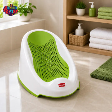 BREATHABLE BABY BATH SUPPORT SEAT - GREEN