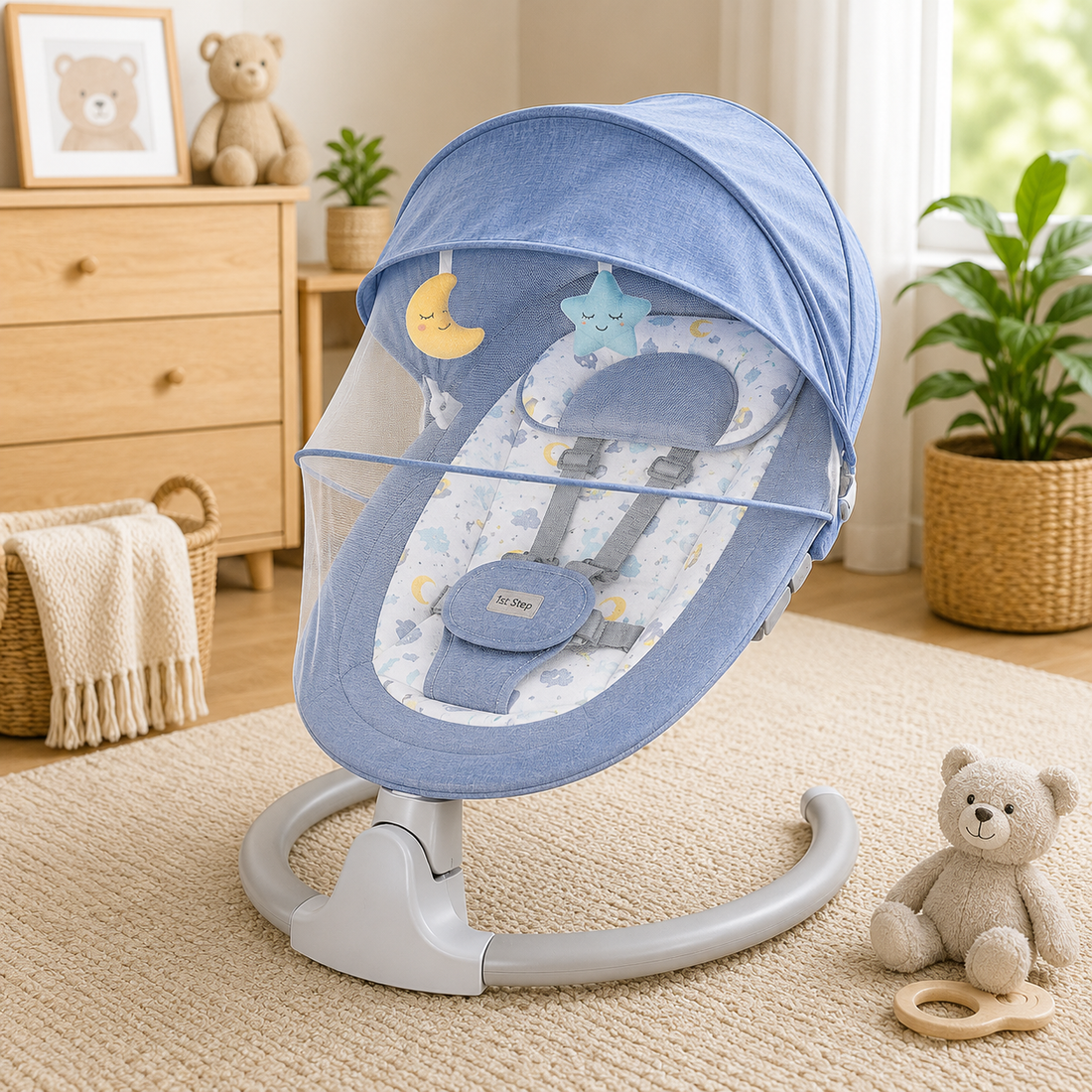 Baby Auto Swing - Blue