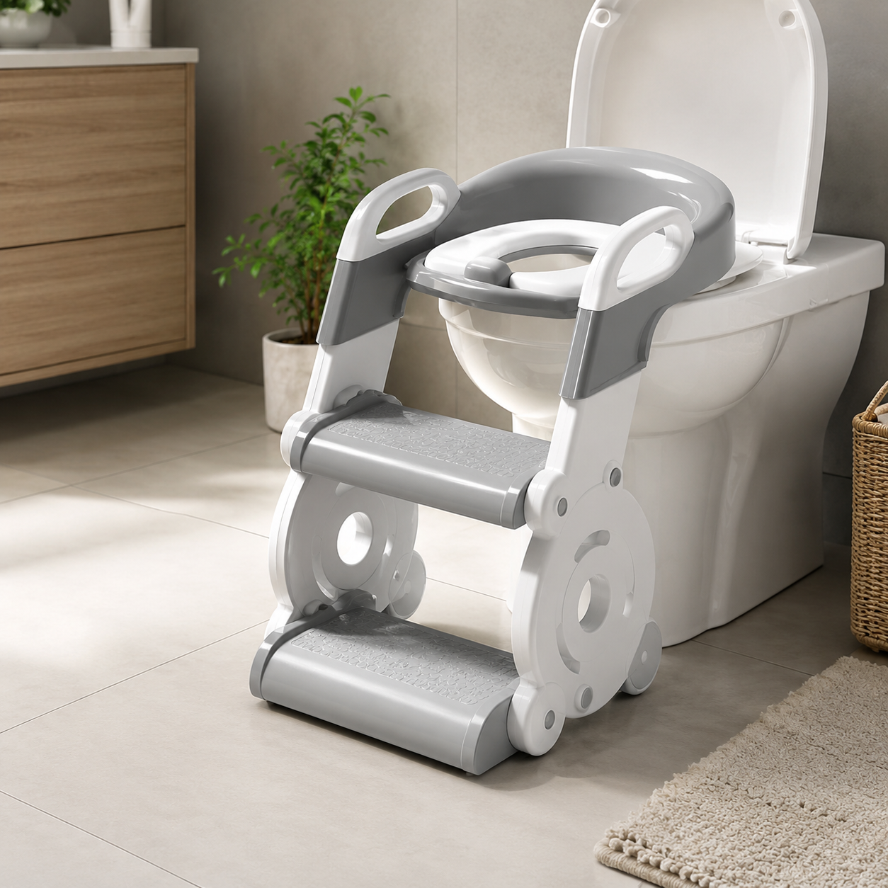 JOYOUS TODDLER POTTY TRAINING SEAT - GREY