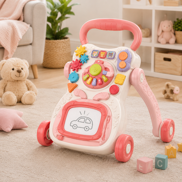 JOYOUS BABY LEARNING WALKER - PINK
