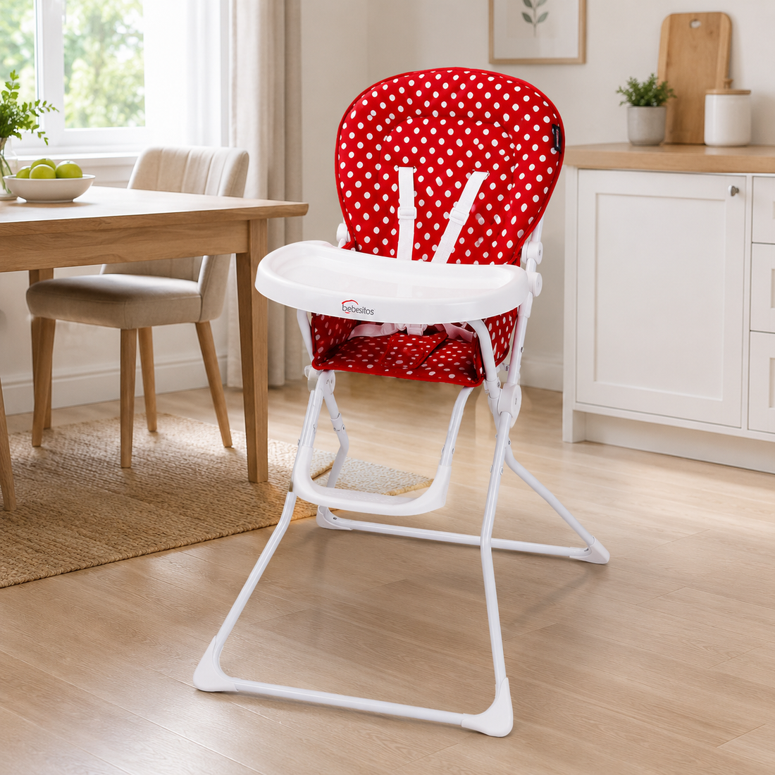Baby High Chair - Red