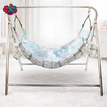 CHILDPUSH HAMMOCK BABY IRON SWING WITH MOSQUITO NET
