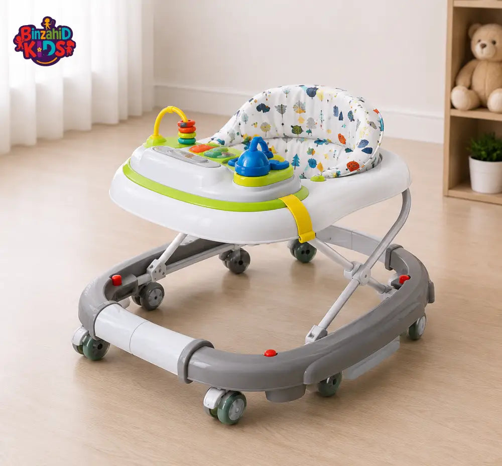 COMFORT RIDE BABY WALKER - WHITE