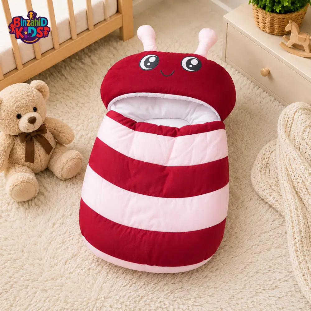COTTON POLYESTER BABY SLEEPING BAG WITH CARTOON BEE DESIGN