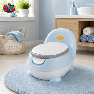 CUTE BABY POTTY TRAINING TOILET SEAT - LIGHT BLUE