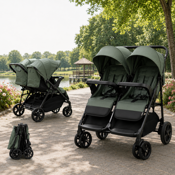 JOYOUS DUORIDE TWIN BABY STROLLER
