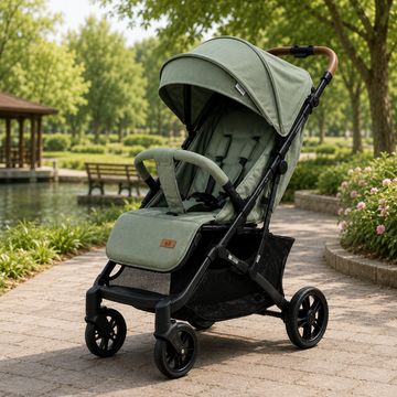 KIDILO LUXURY TRAVEL BABY STROLLER - GREEN