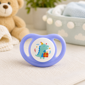 PIGEON BABY PACIFIER – DINO BIRTHDAY THEME (6–18 MONTHS)