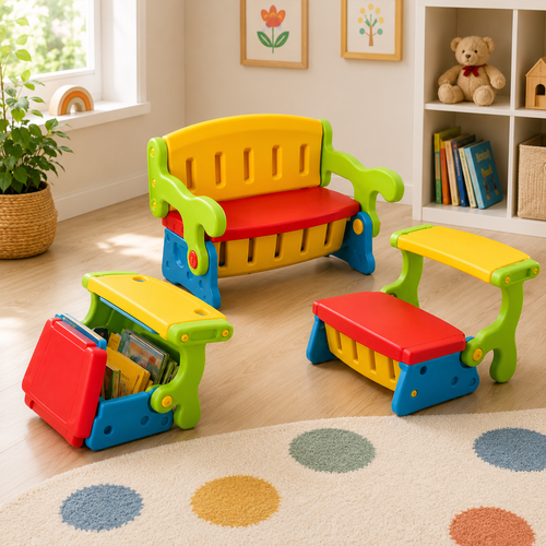 2IN1 KIDS SOFA & TABLE SET