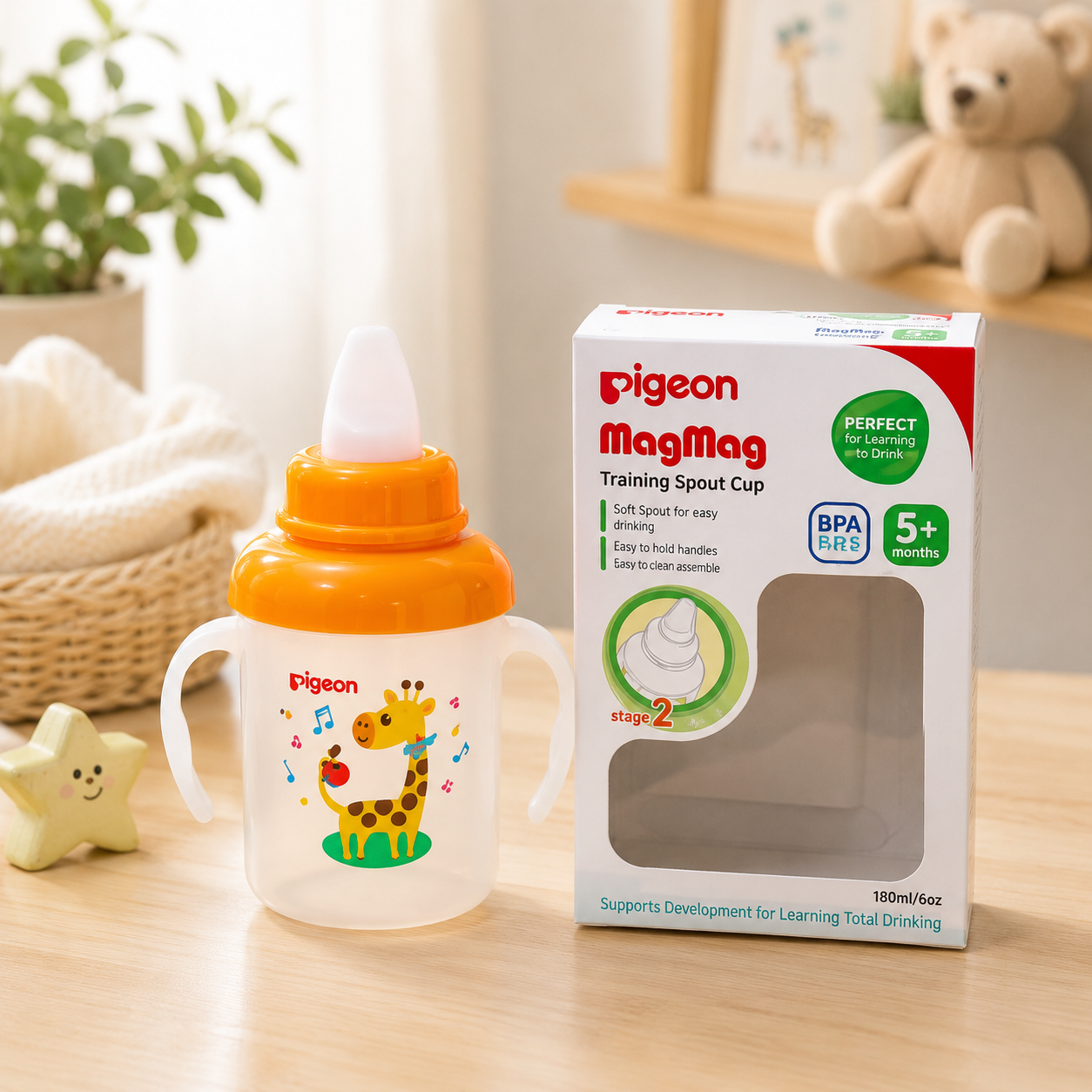 PIGEON MAGMAG TRAINING SPOUT CUP