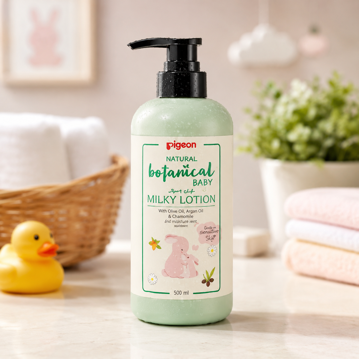 PIGEON NATURAL BOTANICAL BABY MILKY LOTION – 500ML