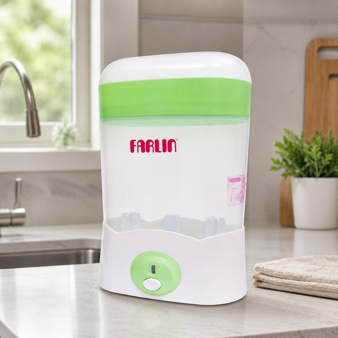 FARLIN STEAM STERILIZER 3 BOTTLES