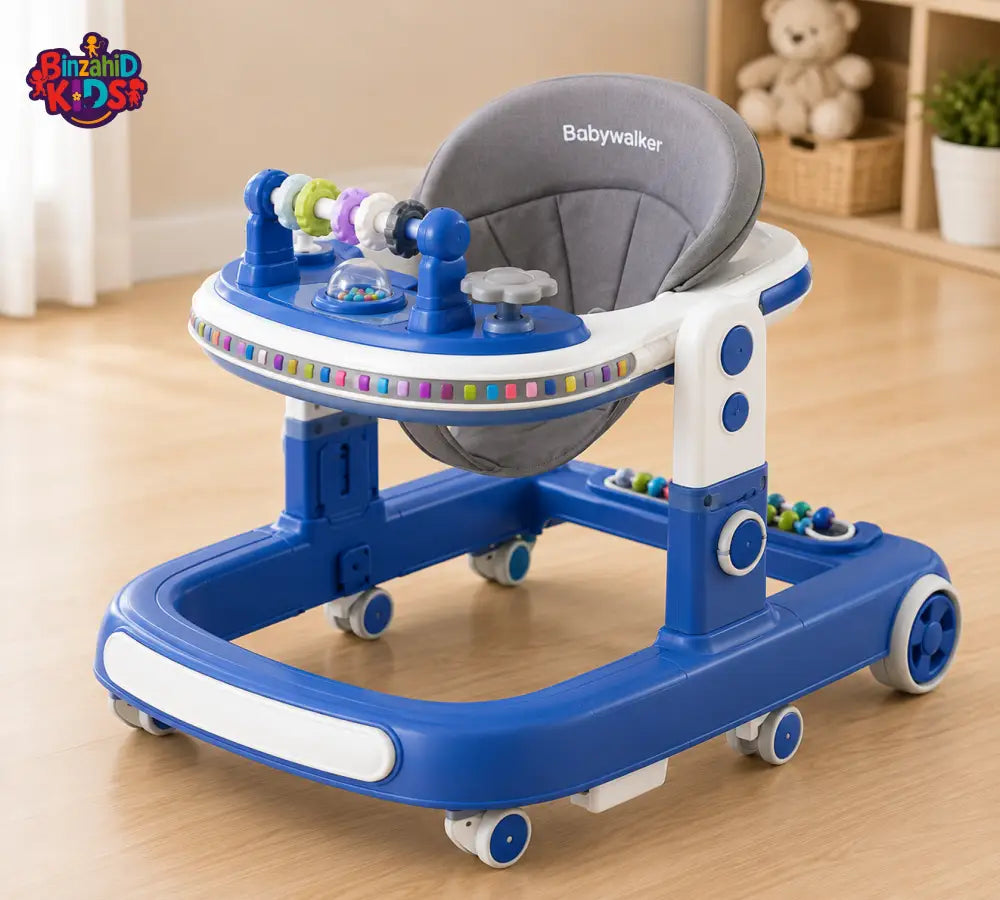 DELUXE BABY WALKER - BLUE