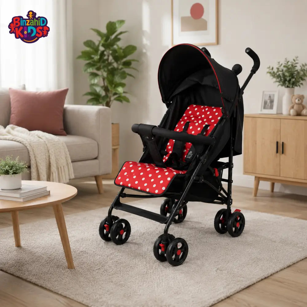 DISNEY COMPACT BABY STROLLER - RED