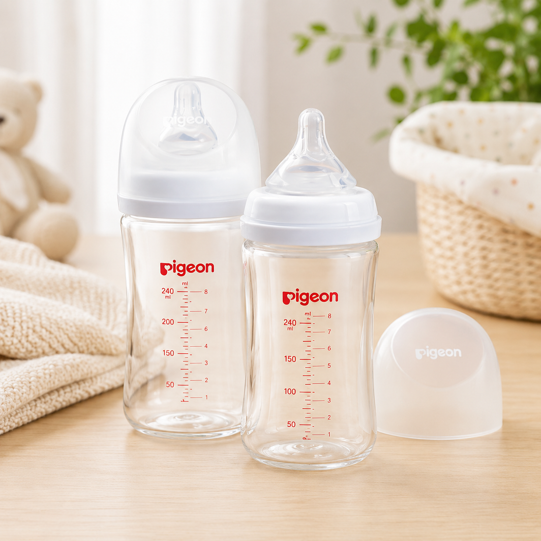 PIGEON SOFTOUCH BPP WIDE NECK NURSING BOTTLE 160ML PK-2