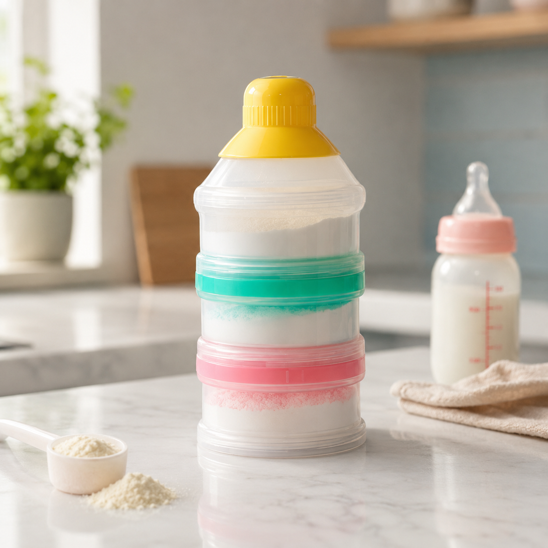 PIGEON MILK POWDER FORMULA DISPENSERS CONTAINER