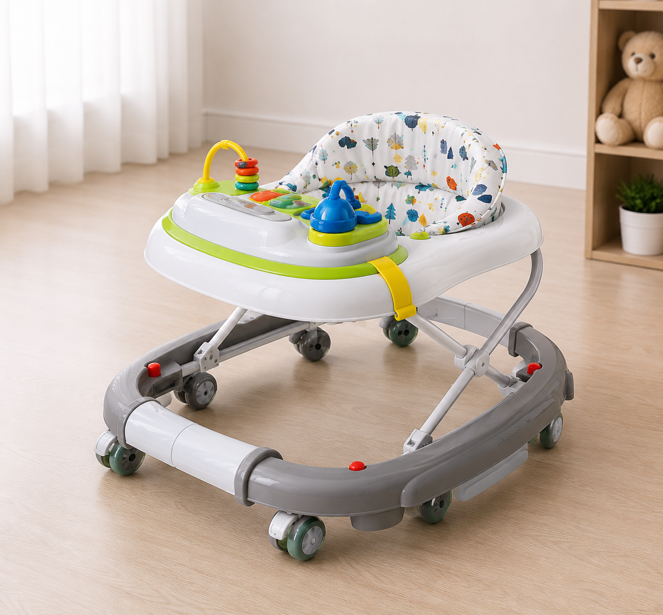 COMFORT RIDE BABY WALKER - WHITE