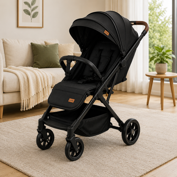 PREMIUM LUXURY BABY STROLLER - BLACK