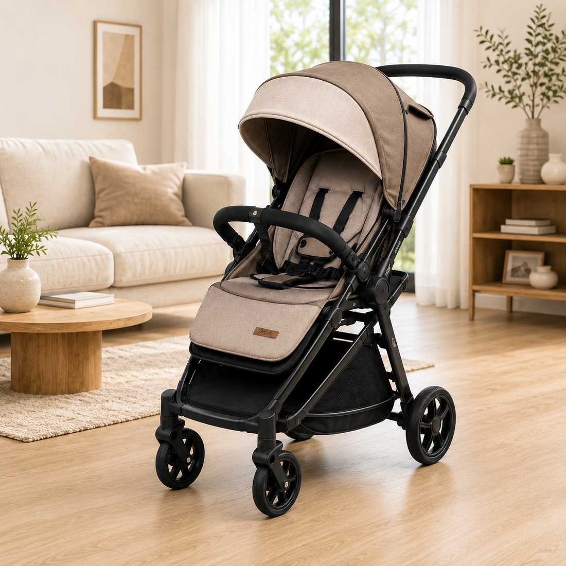 JOYOUS URBAN CRUISE BABY STROLLER - COFFEE
