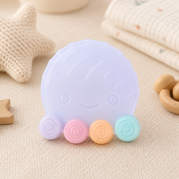 FARLIN SILICONE GUM SOOTHER - BLUE OCTOPUS