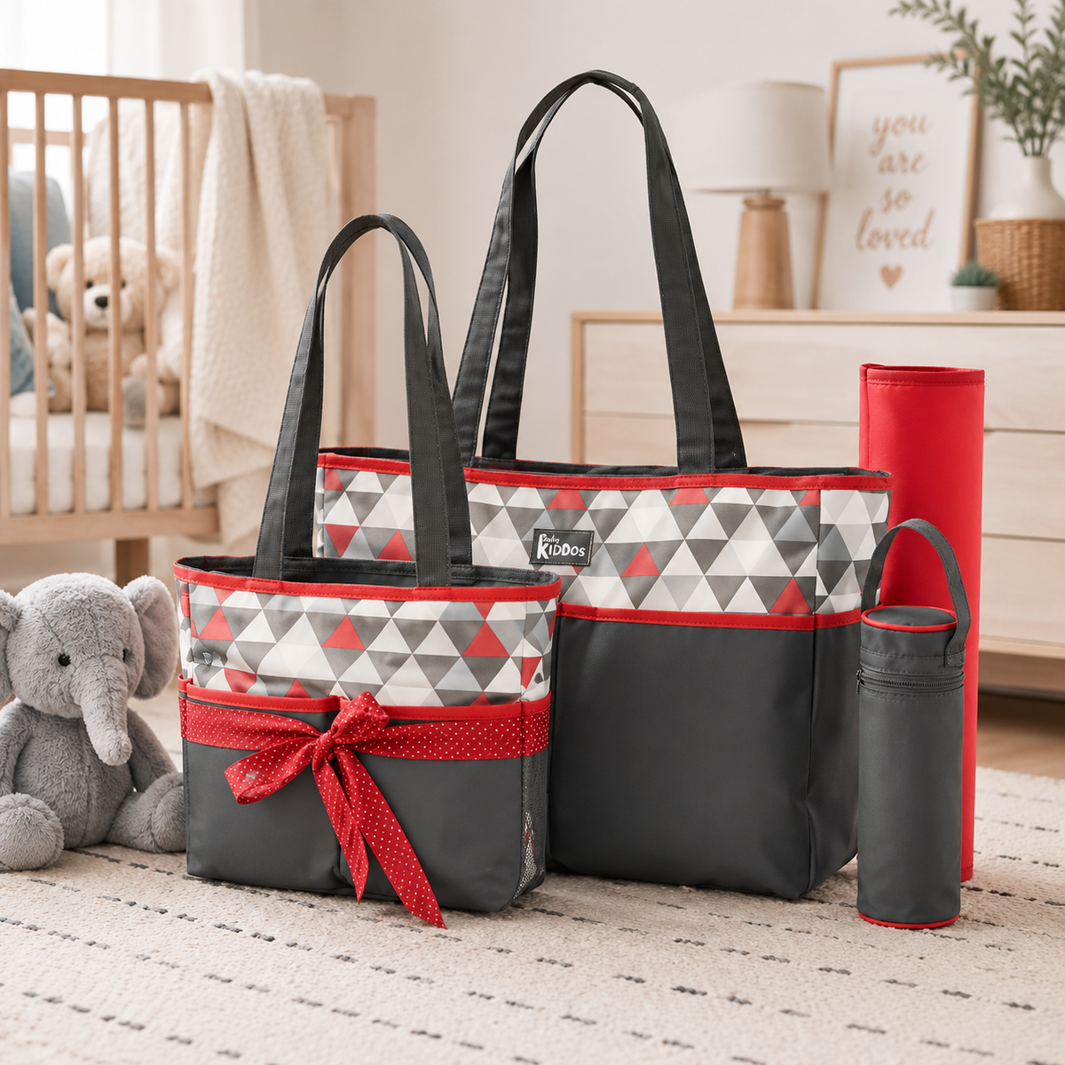BABY DIAPER BAG - SET TRIANGLE