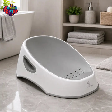 ERGONOMIC BABY BATH SUPPORT SEAT - GREY