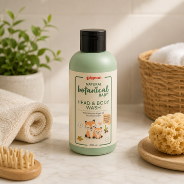 PIGEON NATURAL BOTANICAL BABY HEAD & BODY WASH GENTLE & NOURISHING