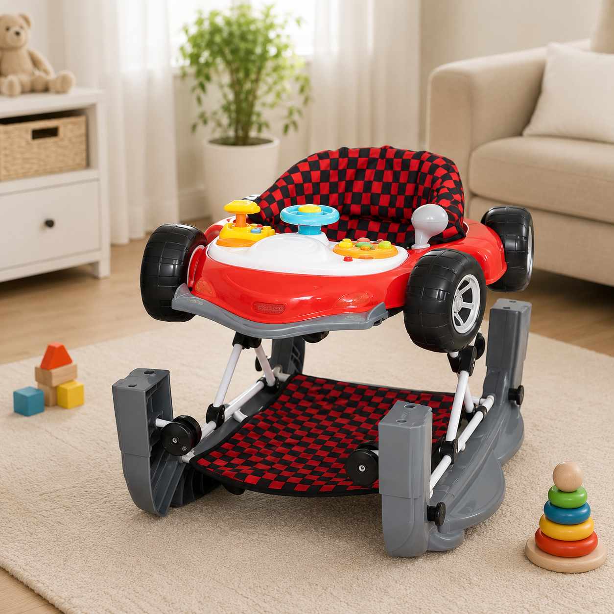 TINNIES BABY WALKER W / ROCKING