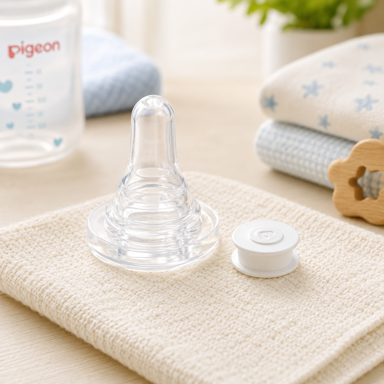 PIGEON CLEFT PALATE SILICONE NIPPLE – SIZE S
